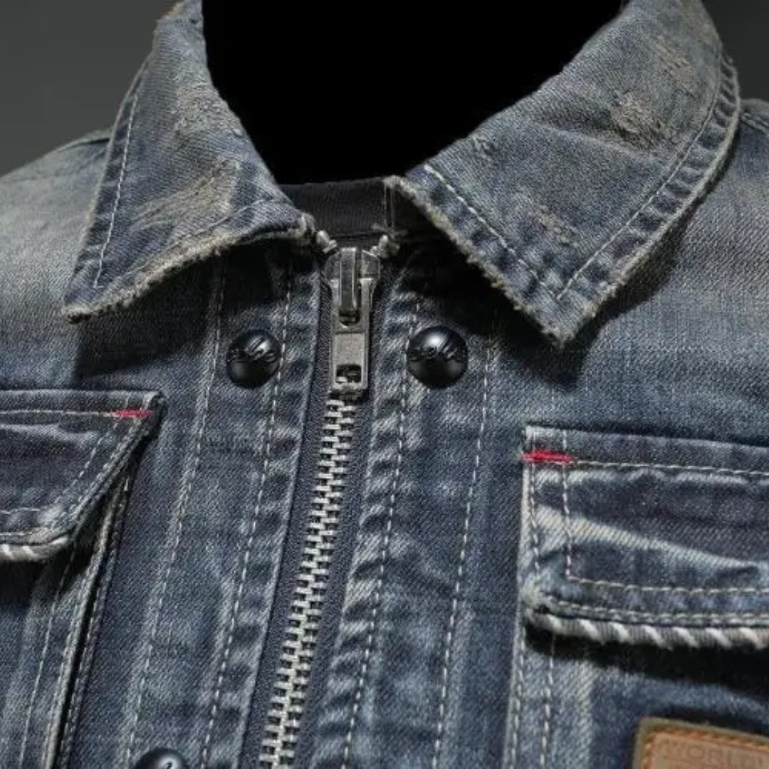 Lorenzo | Sturdy insulated denim jacket