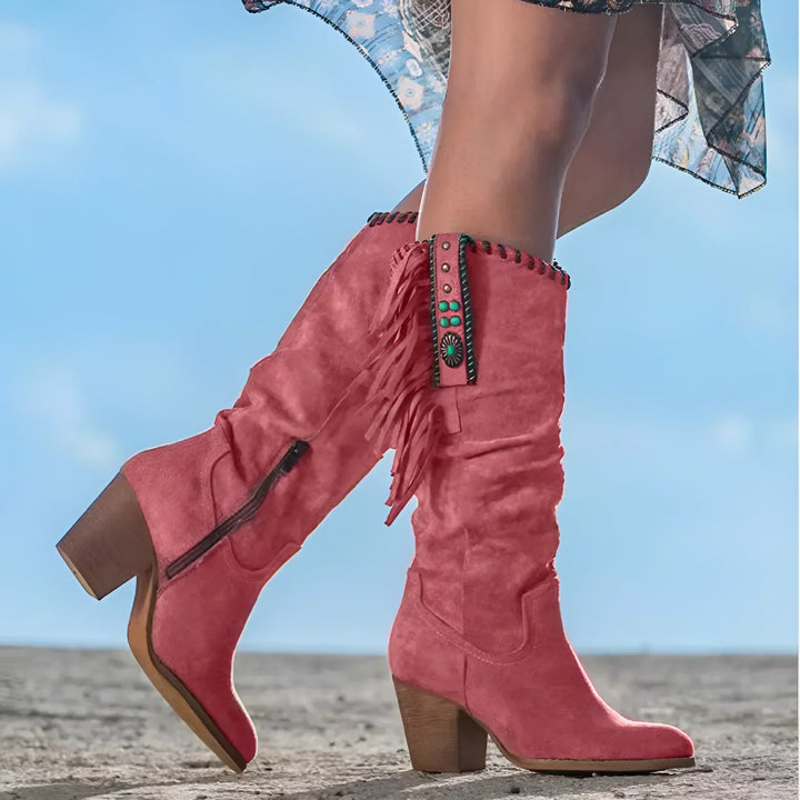 Lisette | Leather cowboy boots