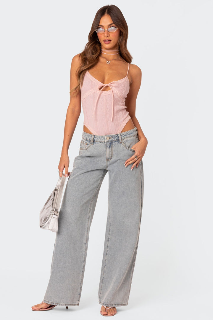 Hope | Cute Bow Jeans