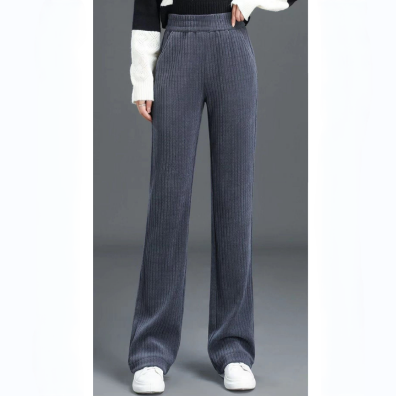 Freya | High-Waist Corduroy Trousers