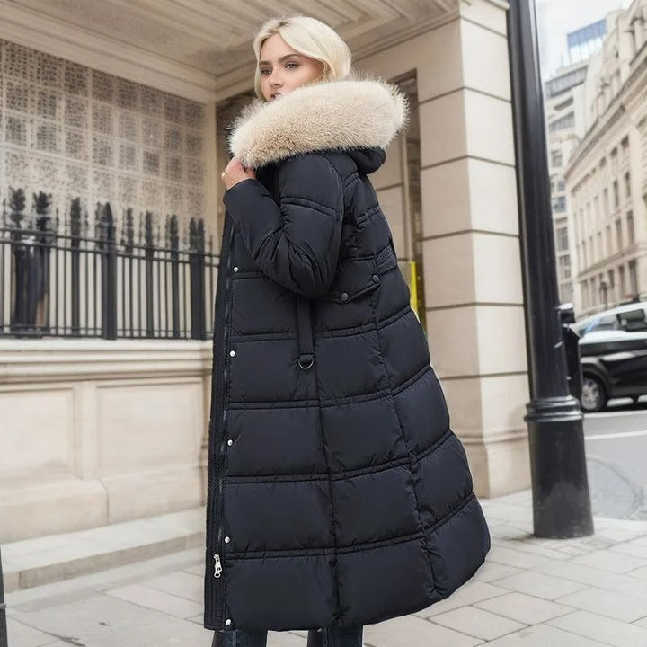 Melanie | Luxurious winter parka with fur hood