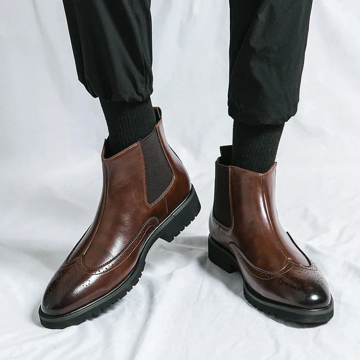 Adriel | Genuine Leather Chelsea Boots