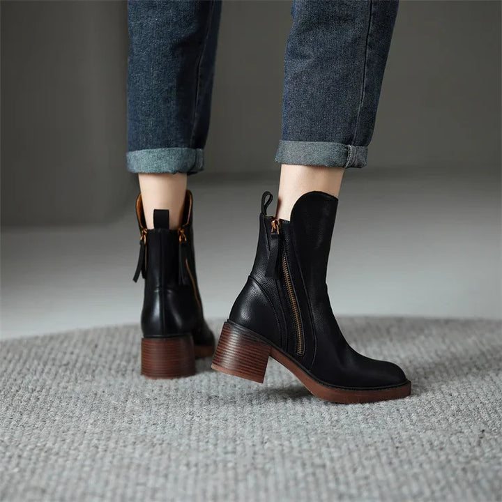 Aurora™ | Leather Ankle Boots