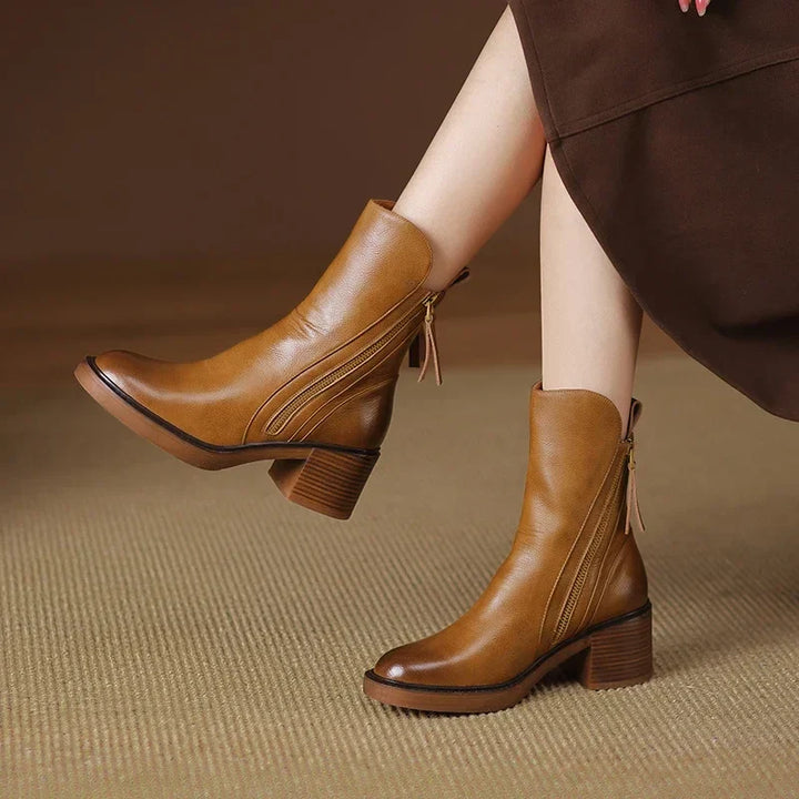 Aurora™ | Leather Ankle Boots