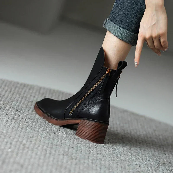 Aurora™ | Leather Ankle Boots