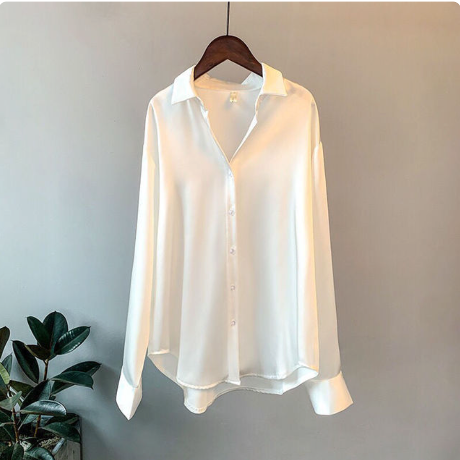 Amanda | Satin shirt for women