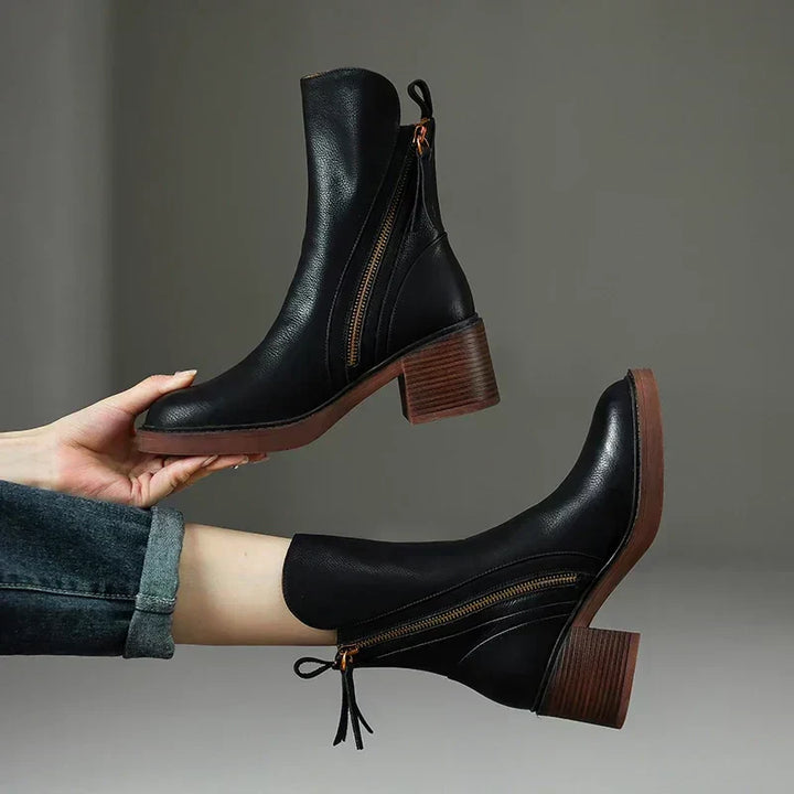 Aurora™ | Leather Ankle Boots