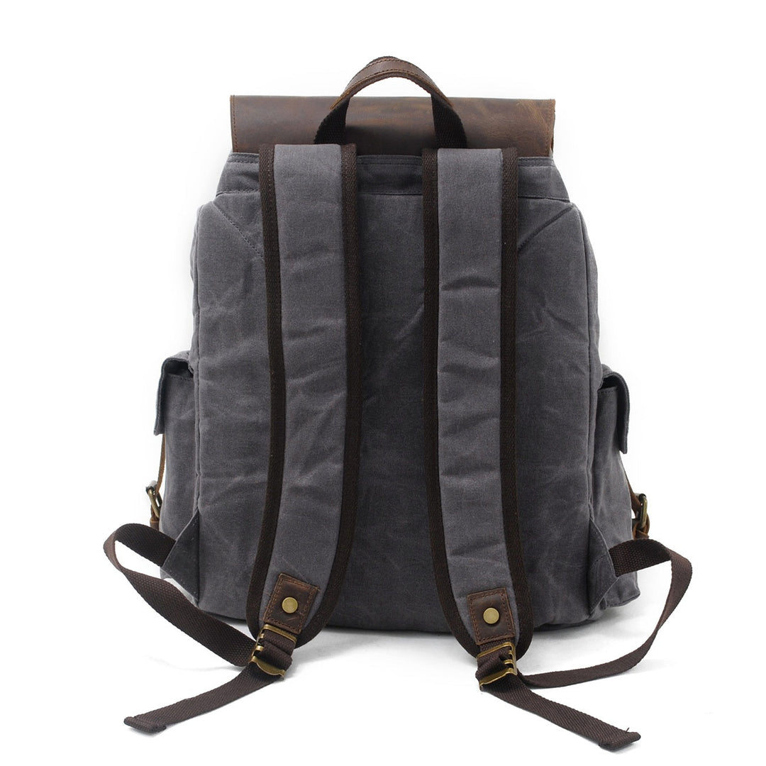 Wax-Coated Canvas Backpack | COPENHAGEN