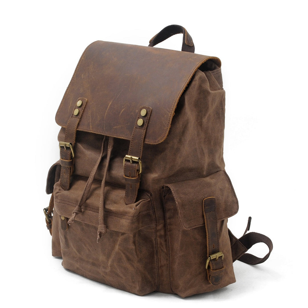 Wax-Coated Canvas Backpack | COPENHAGEN