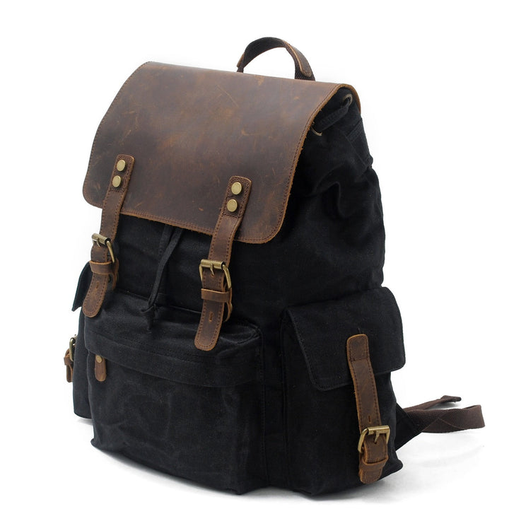 Wax-Coated Canvas Backpack | COPENHAGEN