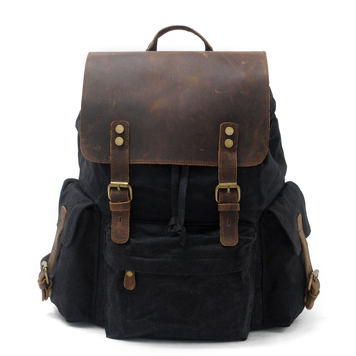 Wax-Coated Canvas Backpack | COPENHAGEN