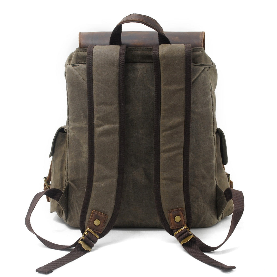 Wax-Coated Canvas Backpack | COPENHAGEN