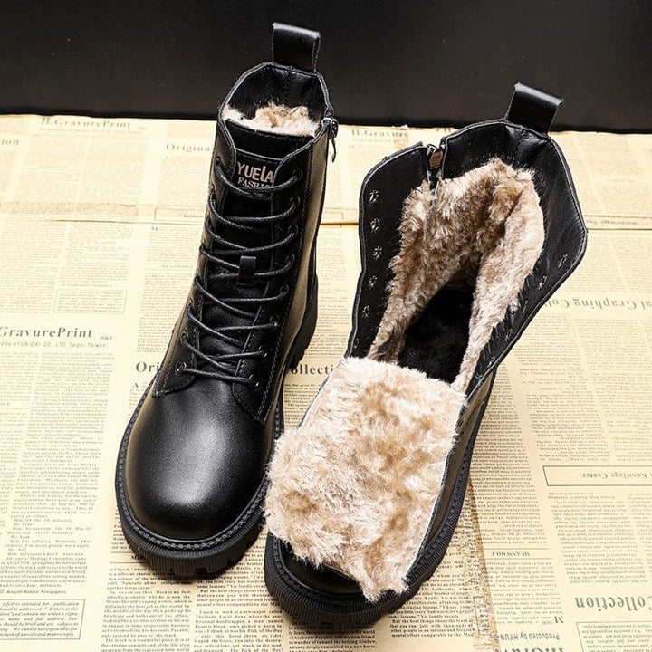 Helena | Lace-Up Boots with Padded Lining