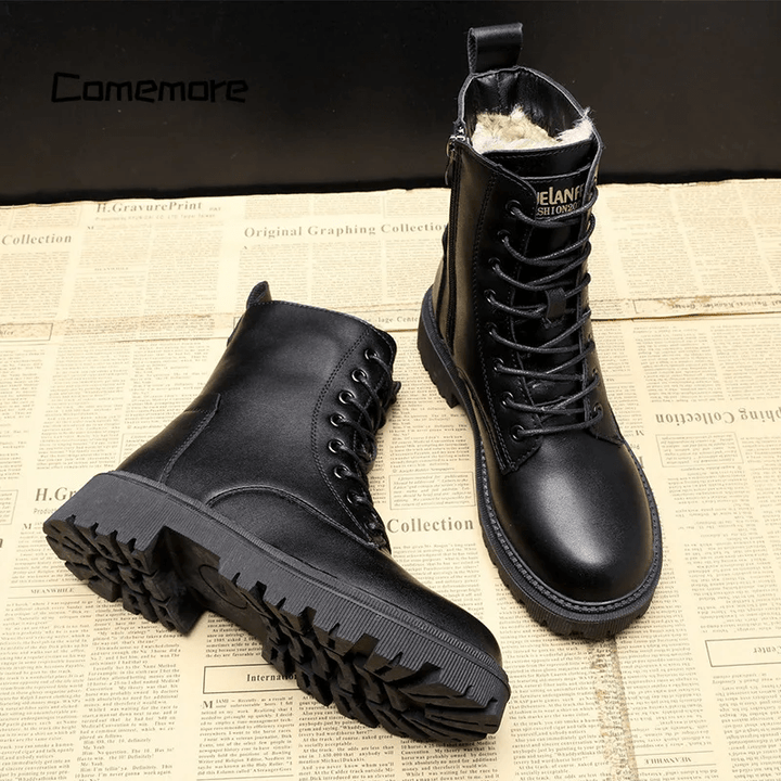 Helena | Lace-Up Boots with Padded Lining