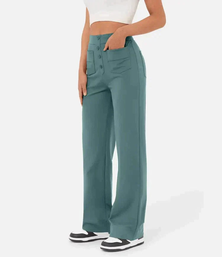 Aria | High-waisted Elastic Trousers