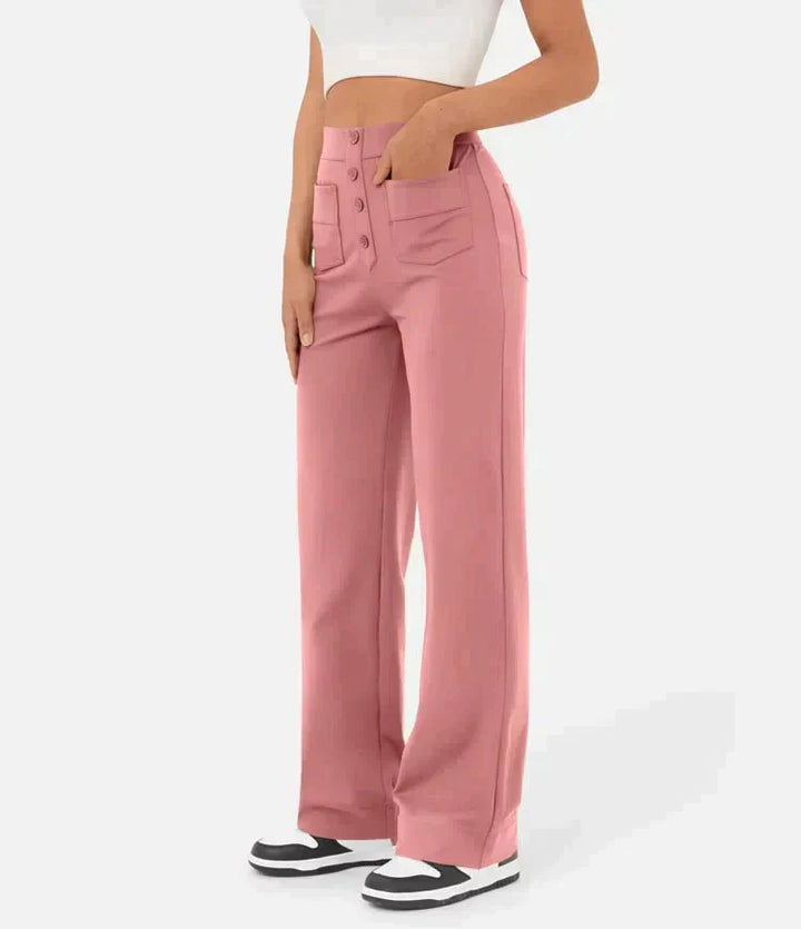 Aria | High-waisted Elastic Trousers