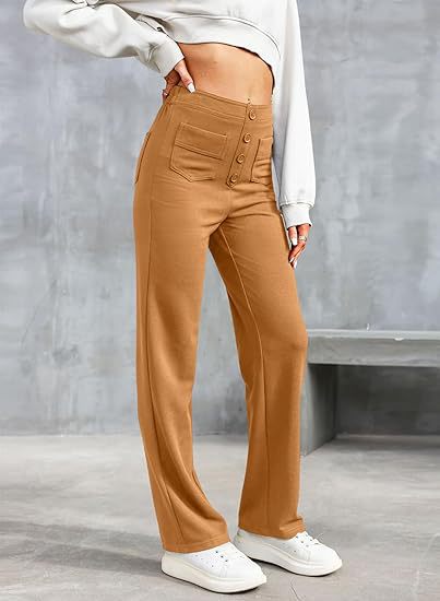 Aria | High-waisted Elastic Trousers