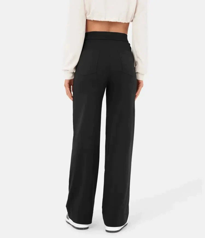 Aria | High-waisted Elastic Trousers