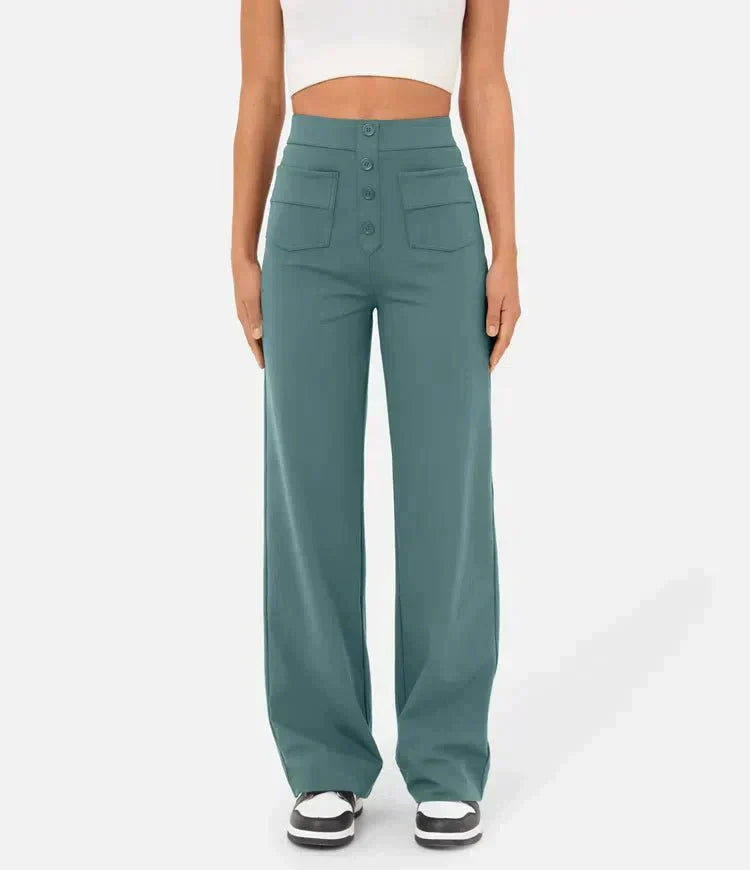 Aria | High-waisted Elastic Trousers