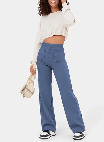 Aria | High-waisted Elastic Trousers