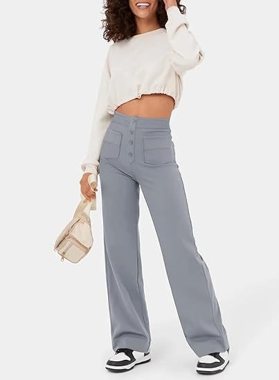 Aria | High-waisted Elastic Trousers