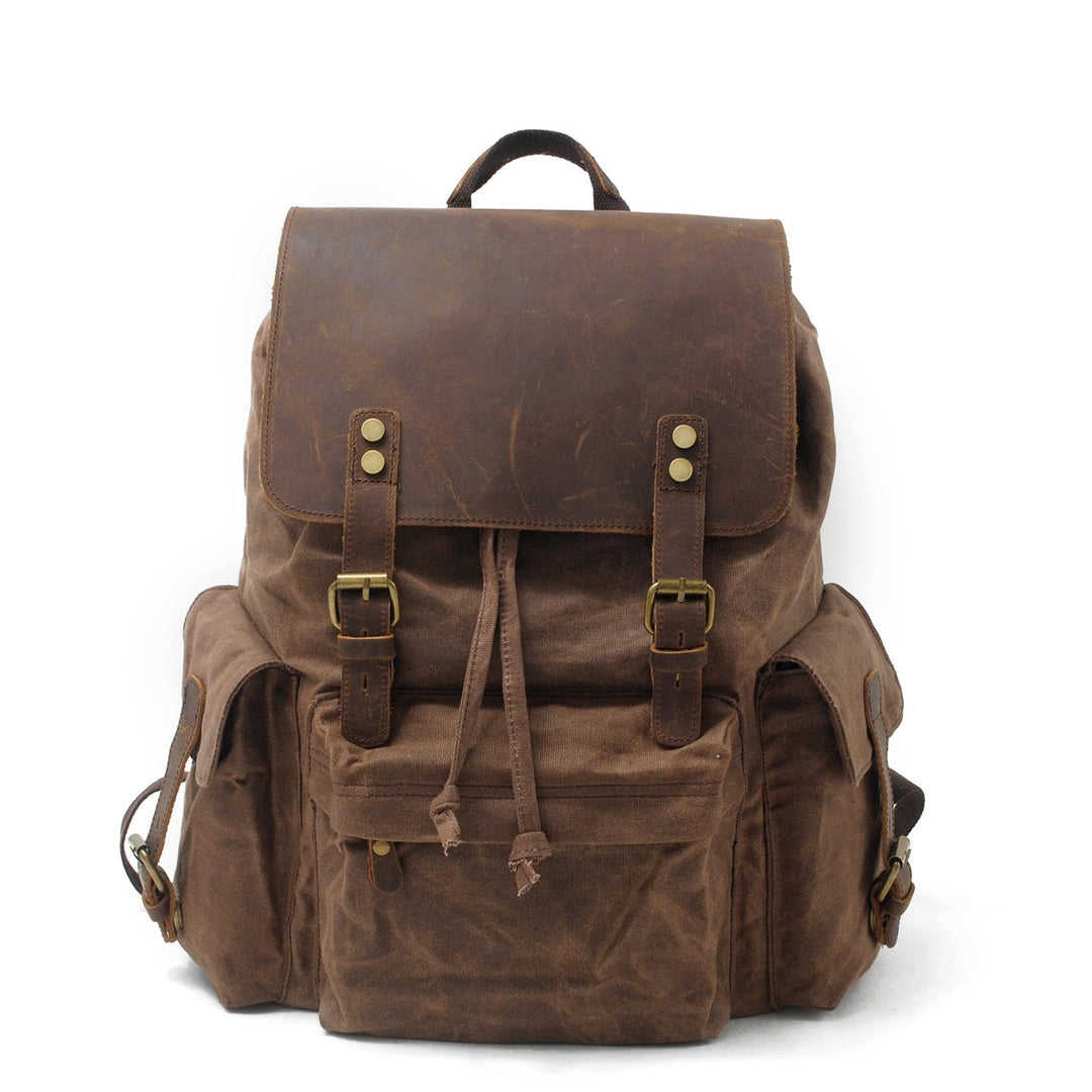 Wax-Coated Canvas Backpack | COPENHAGEN