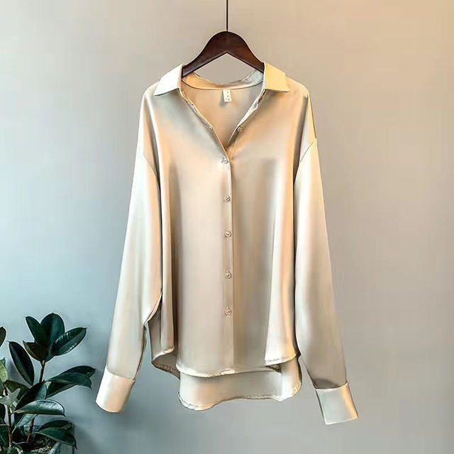 Amanda | Satin shirt for women