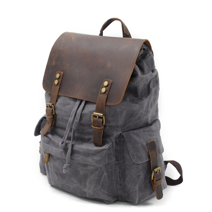 Wax-Coated Canvas Backpack | COPENHAGEN