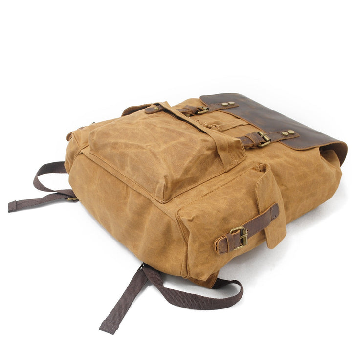 Wax-Coated Canvas Backpack | COPENHAGEN