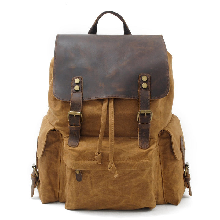 Wax-Coated Canvas Backpack | COPENHAGEN