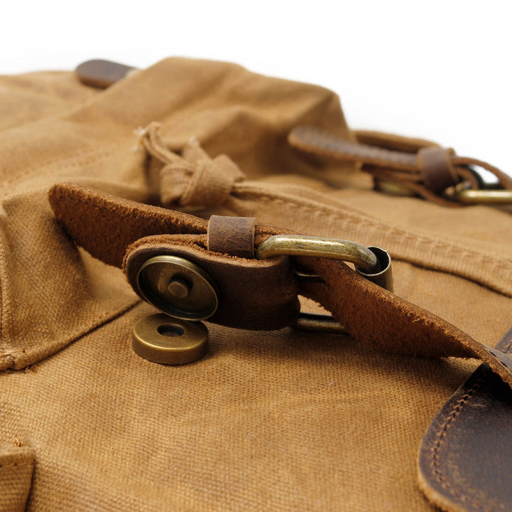 Wax-Coated Canvas Backpack | COPENHAGEN