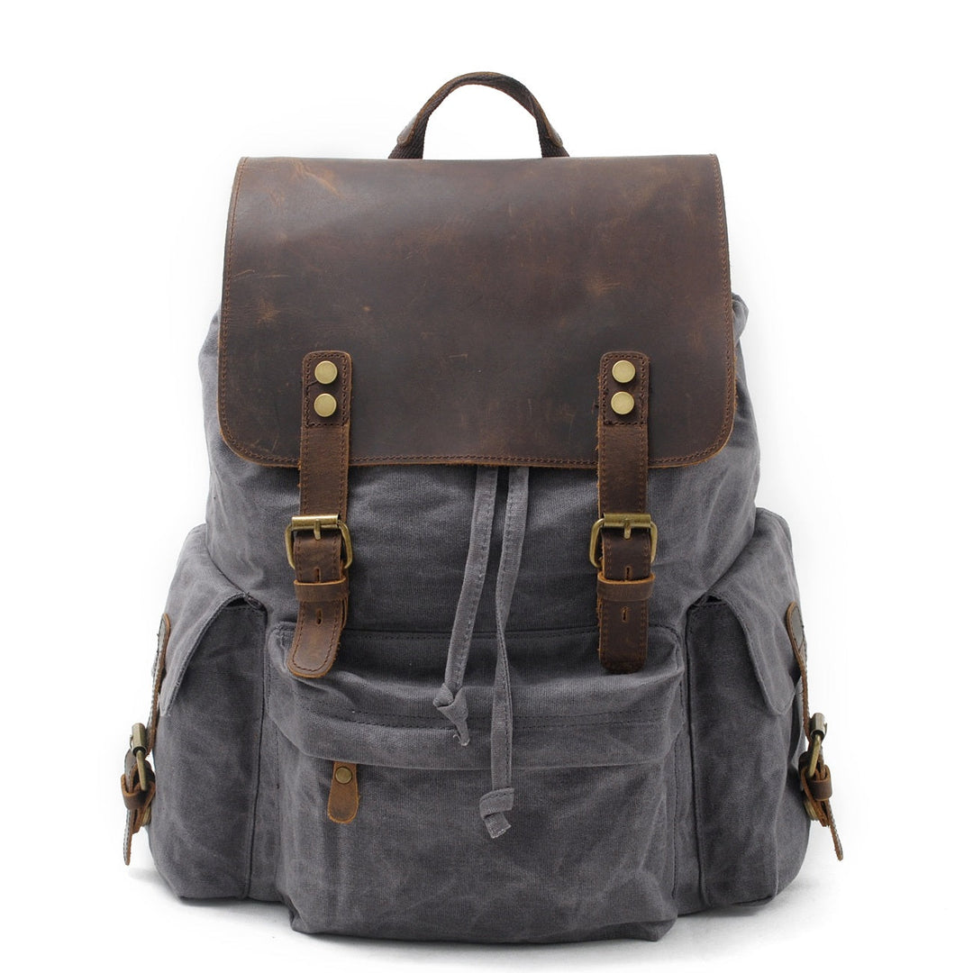 Wax-Coated Canvas Backpack | COPENHAGEN