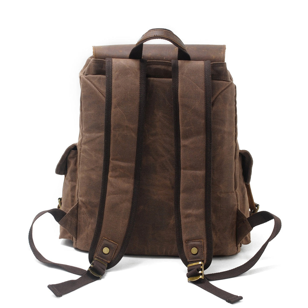 Wax-Coated Canvas Backpack | COPENHAGEN