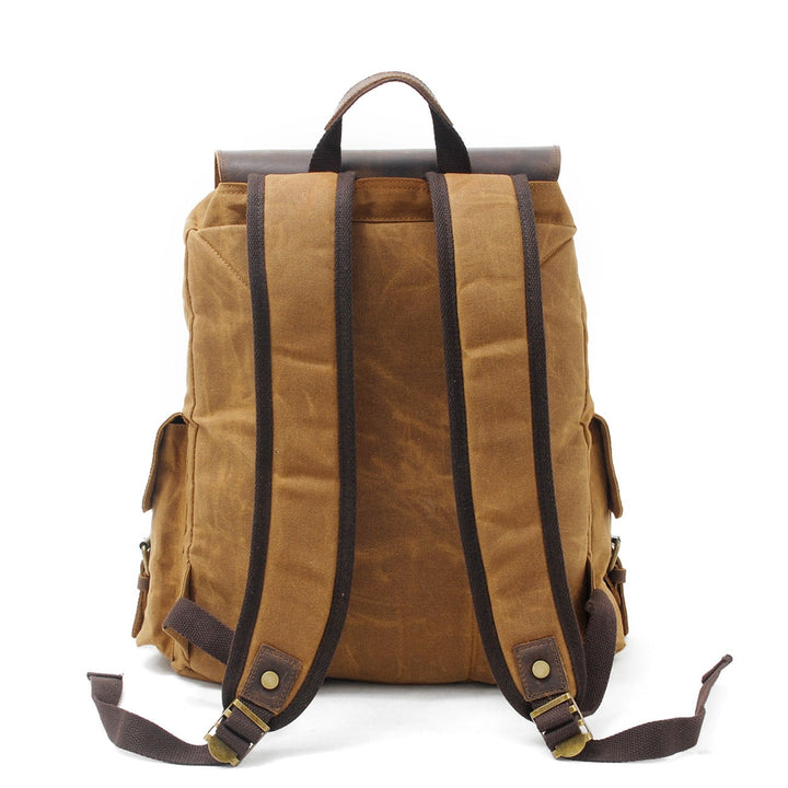 Wax-Coated Canvas Backpack | COPENHAGEN