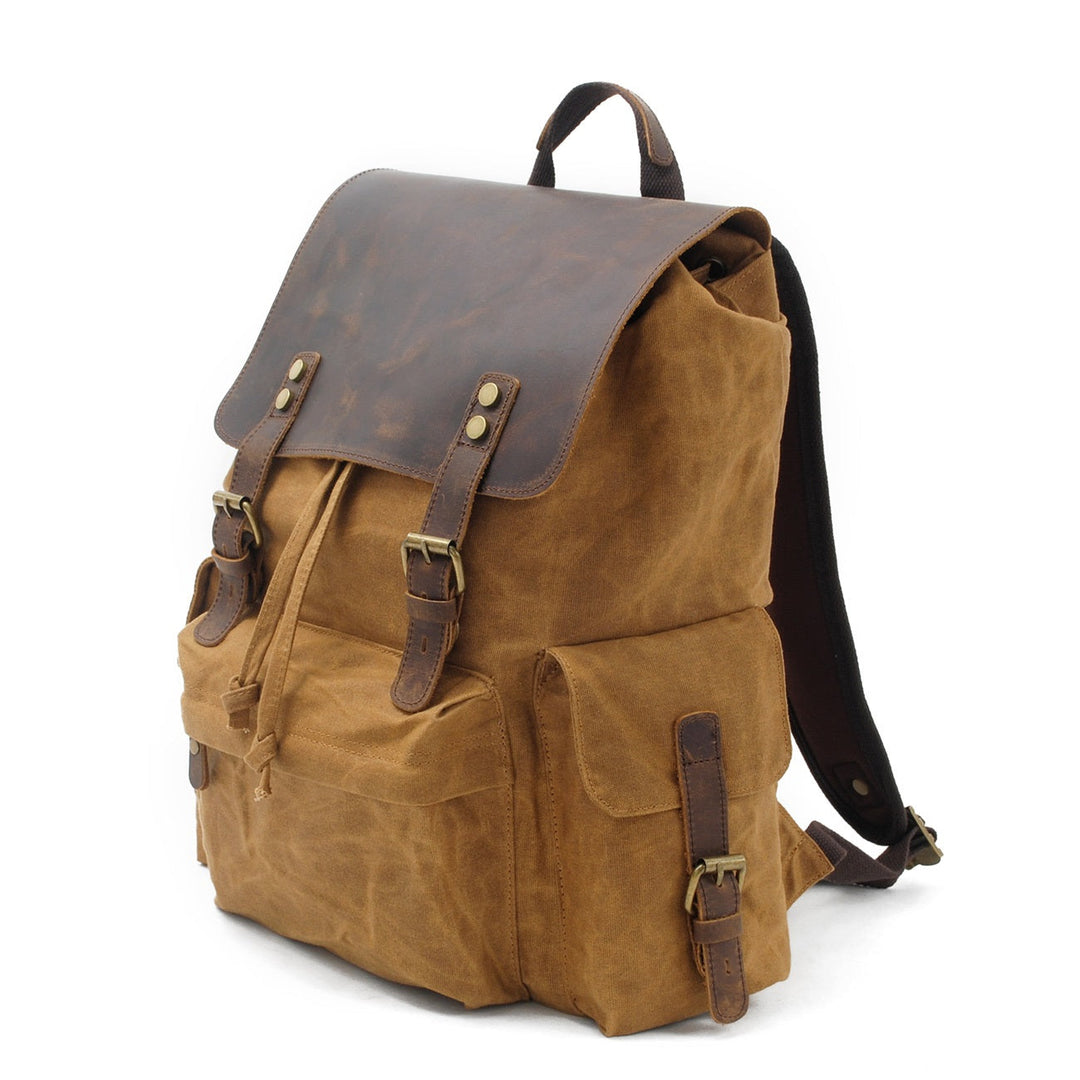 Wax-Coated Canvas Backpack | COPENHAGEN