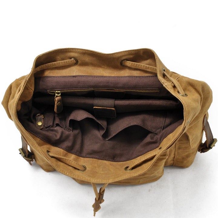 Wax-Coated Canvas Backpack | COPENHAGEN