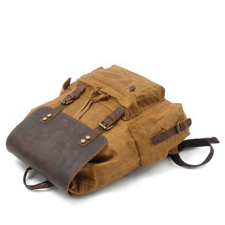 Wax-Coated Canvas Backpack | COPENHAGEN